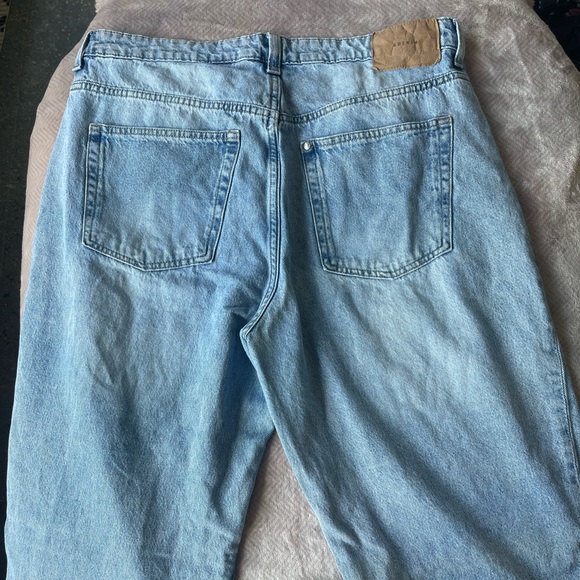 Denim& 90s High Waisted Baggy Jeans Size 14 - Picture 2 of 5